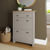 GFW shoe storage cabinet grey 108cm, imported from the UK