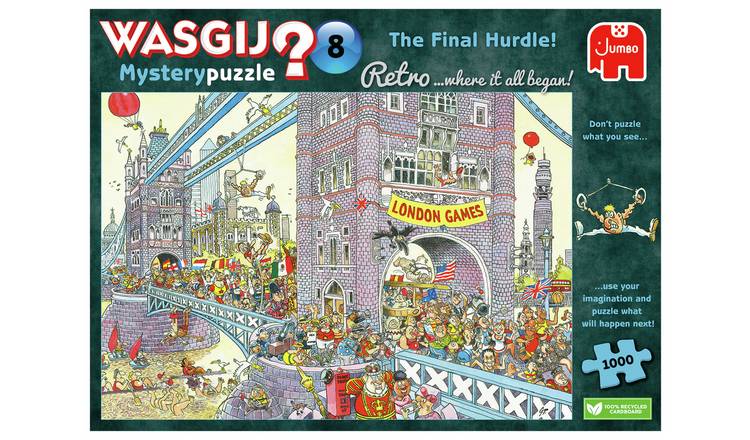 Wasgij Retro The Final Hurdle 1000 Piece Jigsaw Puzzle