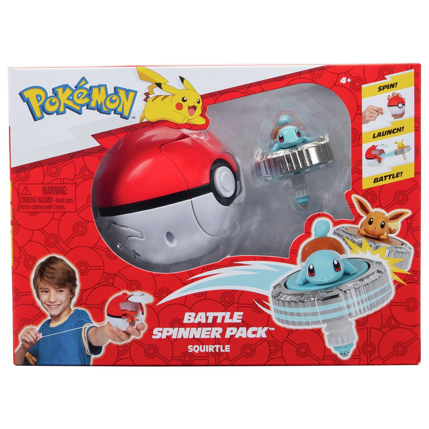 Pokémon Battle Spinner single pack with launcher, imported from the UK