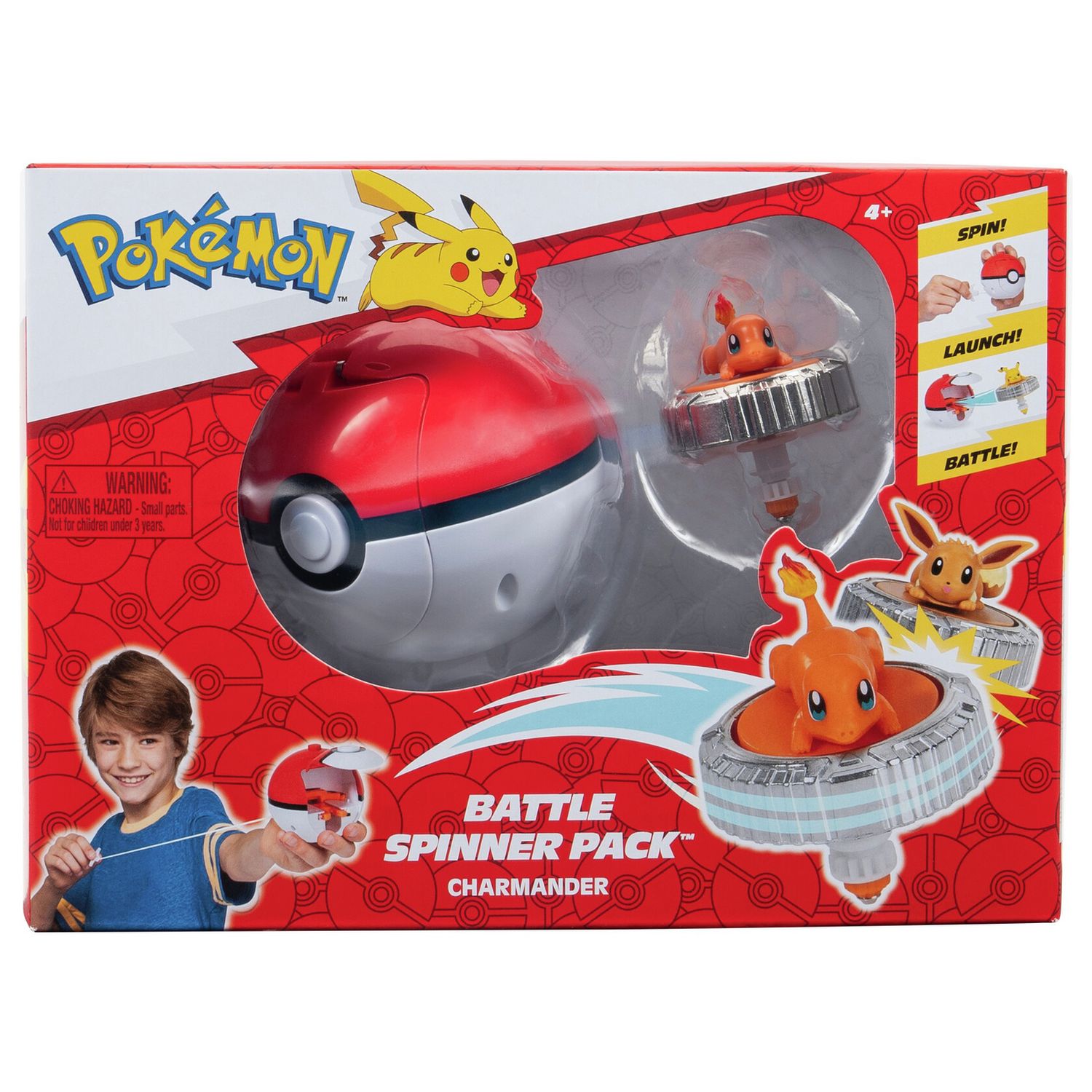 Pokémon Battle Spinner single pack with launcher, imported from the UK