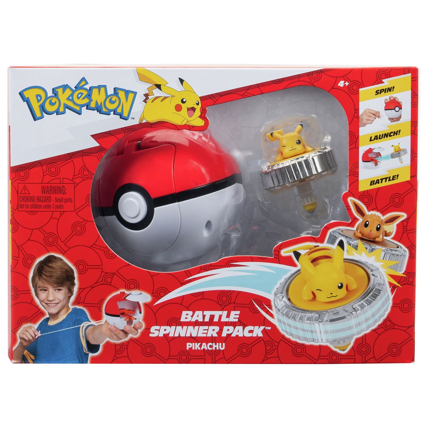 Pokémon Battle Spinner single pack with launcher, imported from the UK