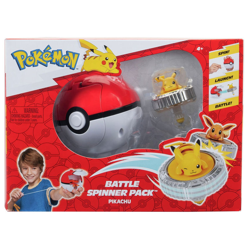 Pokémon Battle Spinner single pack with launcher, imported from the UK