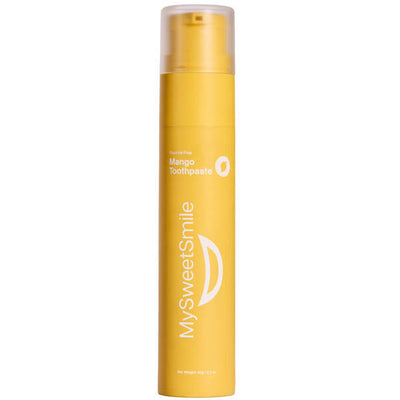 MySweetSmile Zahnpasta mit Mangogeschmack, fluoridfreie Formel