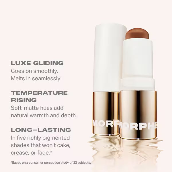 Morphe creamy bronzer stick Flicker shade, imported from the UK