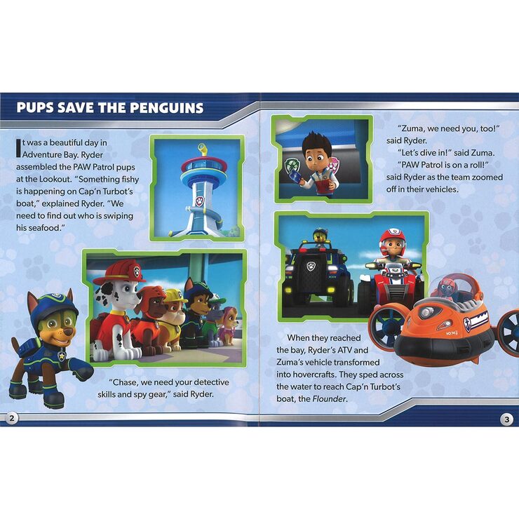 Paw Patrol Adventure Box with storybooks and play pieces (British brand)