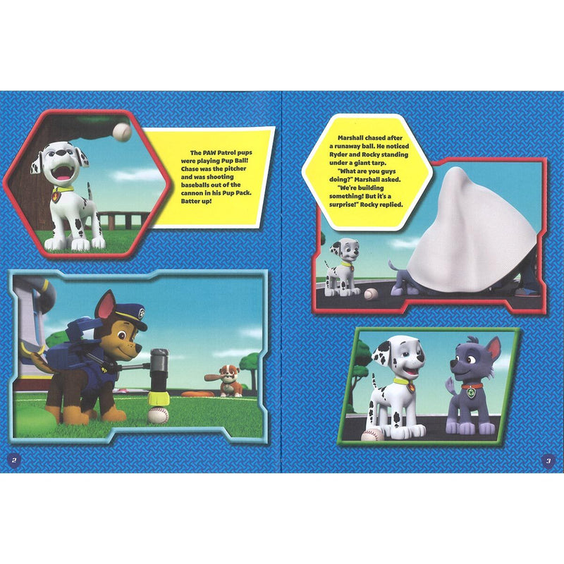 Paw Patrol Adventure Box with storybooks and play pieces (British brand)