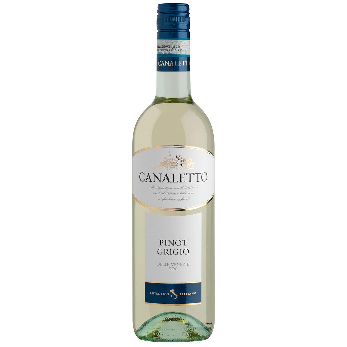 Canaletto Pinot Grigio white wine 75cl - British product
