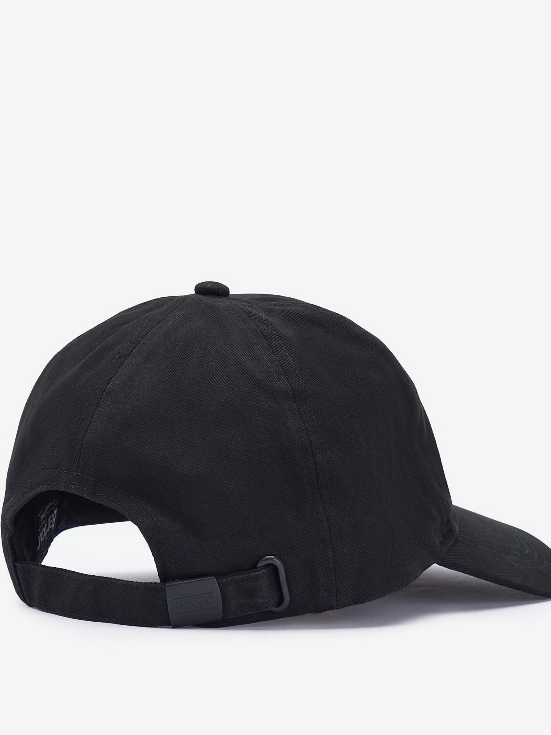 Barbour International black Norton drill logo cotton cap (British brand)