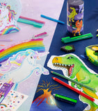 Faber-Castell dinosaur pencil case 24 piece set (British brand)