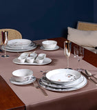 Meissen porcelain side plate with Lucky Dragon design and platinum rim, 18cm diameter, imported from the UK