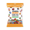 Diablo milk chocolate coated peanut treats no added sugar 40g, UK version