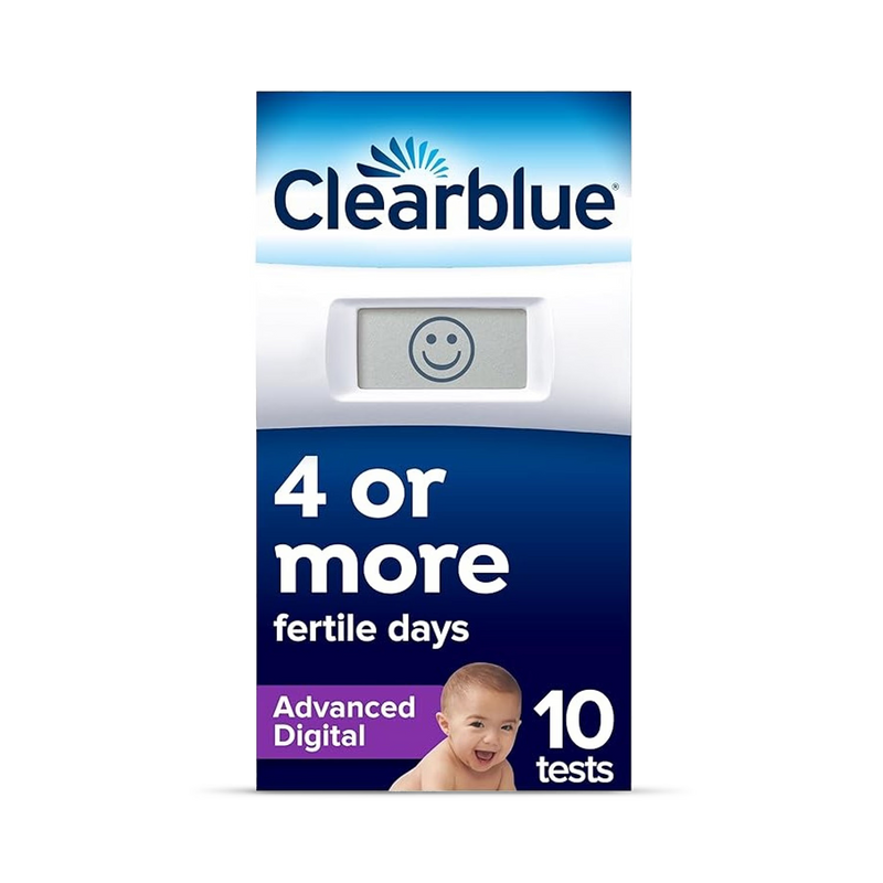 Clearblue digital ovulation test 10 pack, imported from the UK