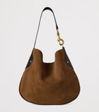 Mulberry suede Hackney shoulder bag, imported from the UK