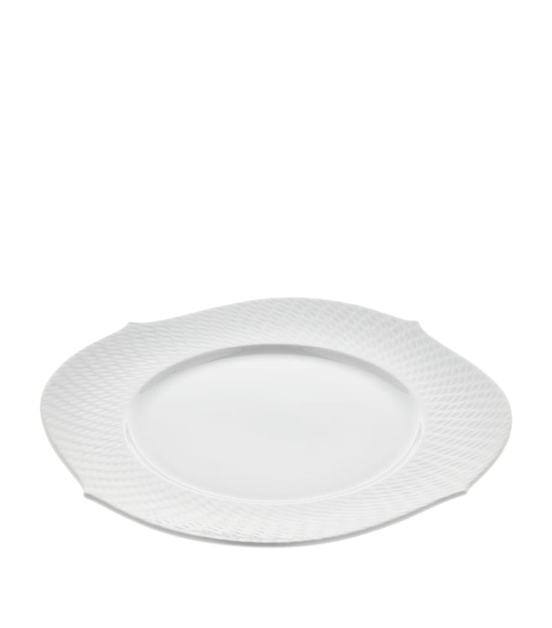 Meissen porcelain waves relief charger plate 33cm, UK version
