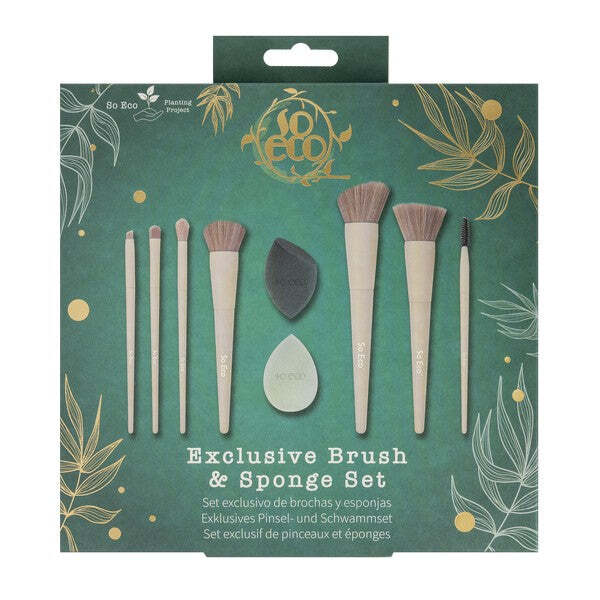 So Eco exclusive brush and sponge set (British brand)