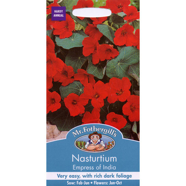 Mr Fothergill's Seeds - Nasturtium Empress of India