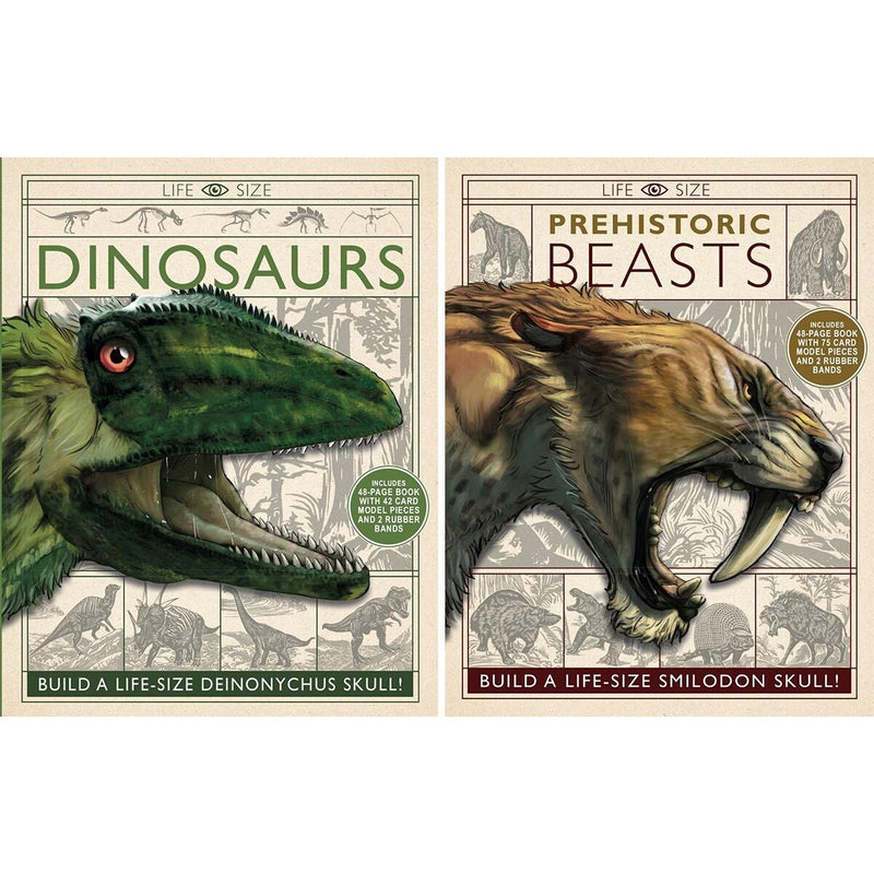 Life Size Prehistoric Assortment book and model (British brand)