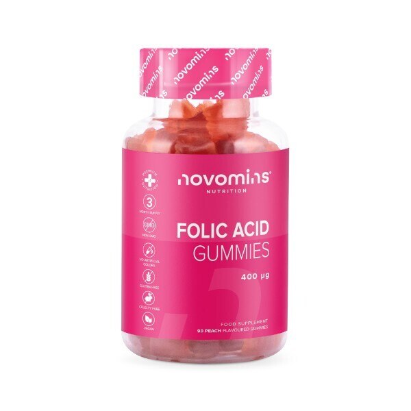 Novomins Folic Acid Gummies 90 Gummies GOODS Superdrug   