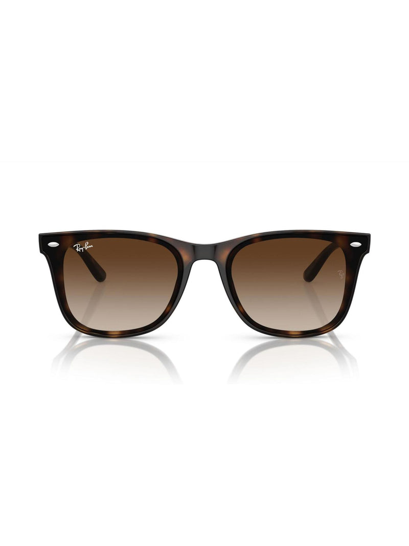 Ray-Ban brown sunglasses with black frames and green lenses - British product