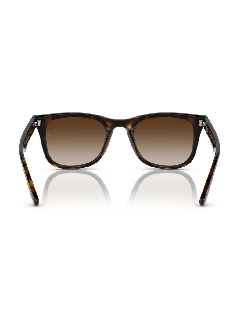 Ray-Ban brown sunglasses with black frames and green lenses - British product