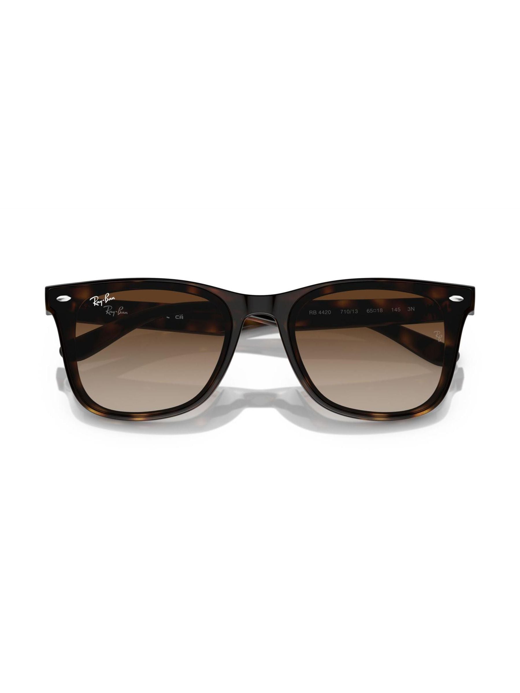 Ray-Ban brown sunglasses with black frames and green lenses - British product