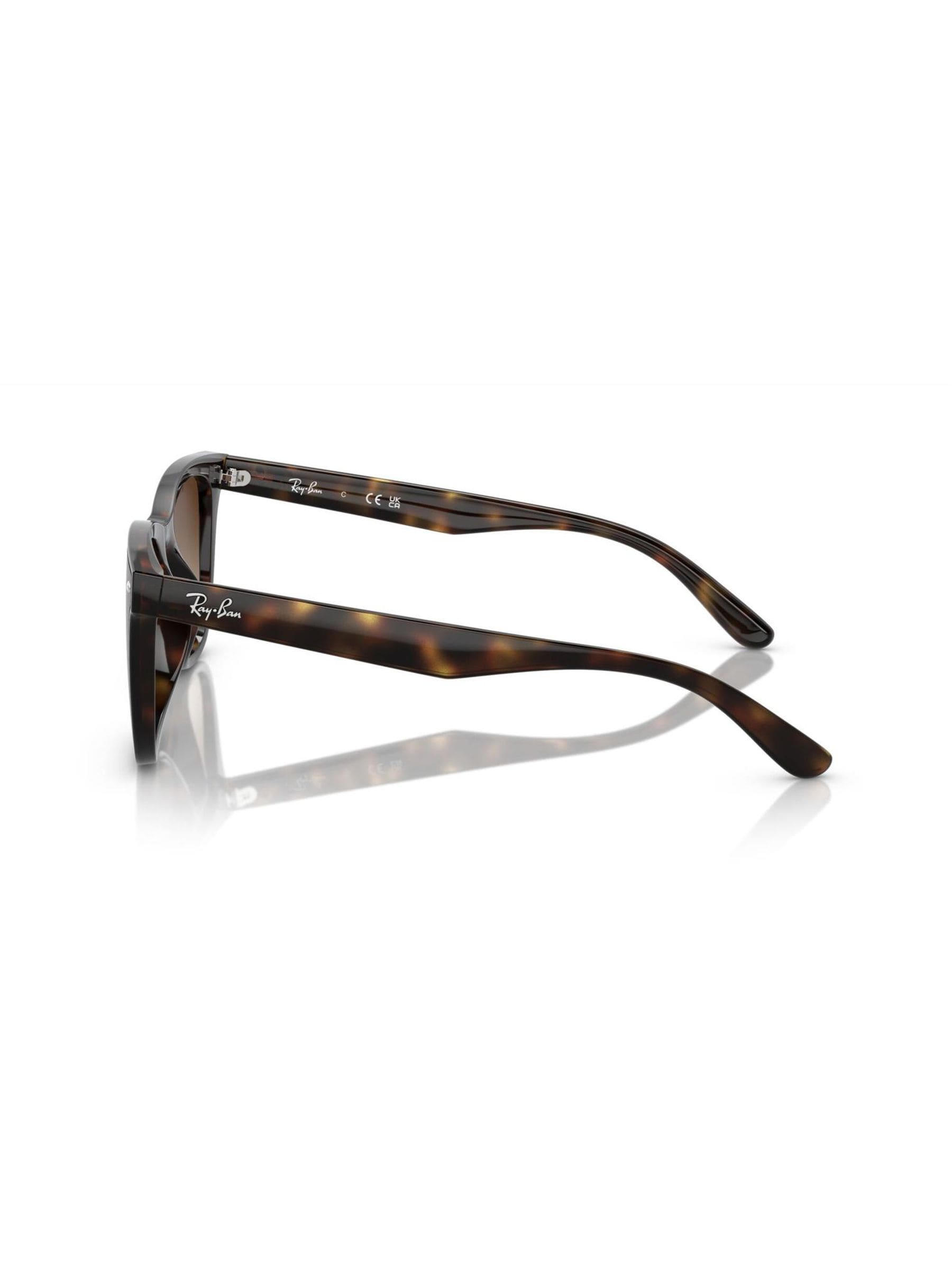 Ray-Ban brown sunglasses with black frames and green lenses - British product