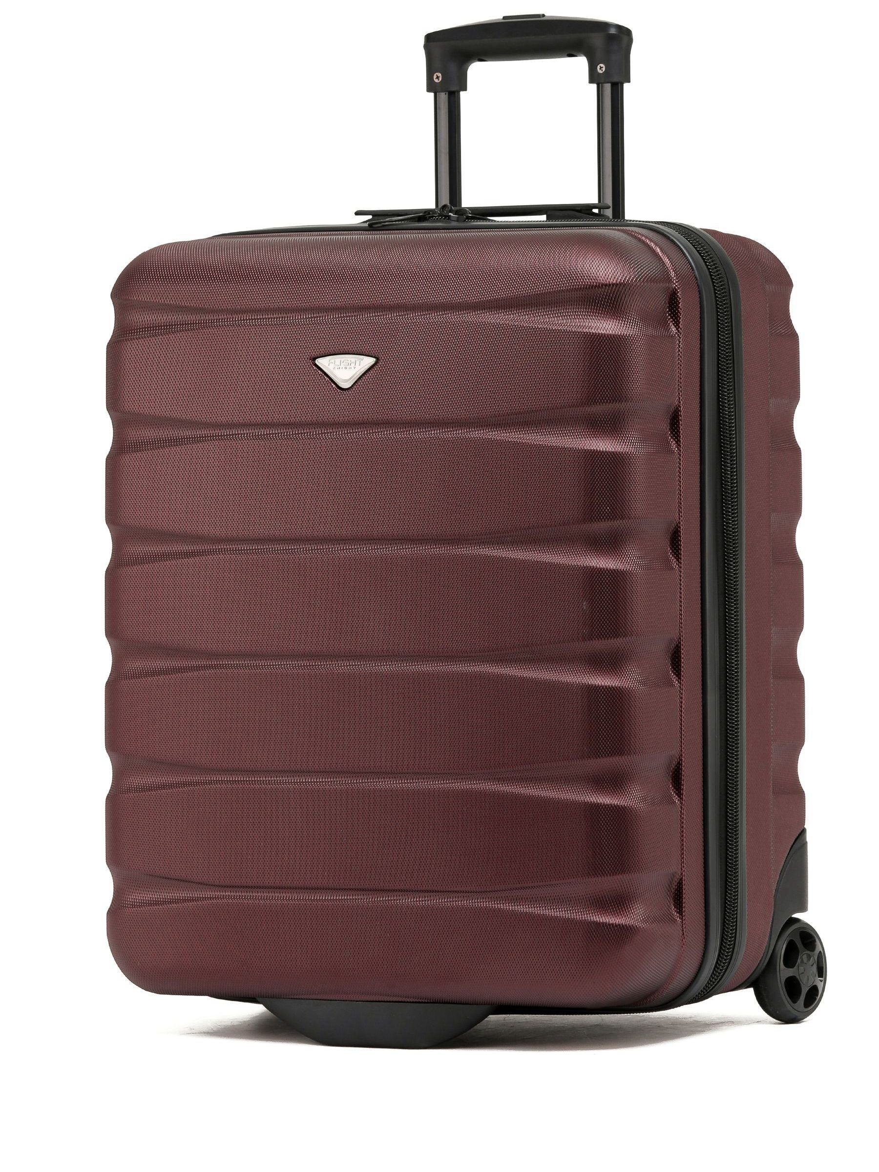 Flight Knight Pink 2-Wheel ABS Hard Case Cabin Suitcase 56x45x25cm