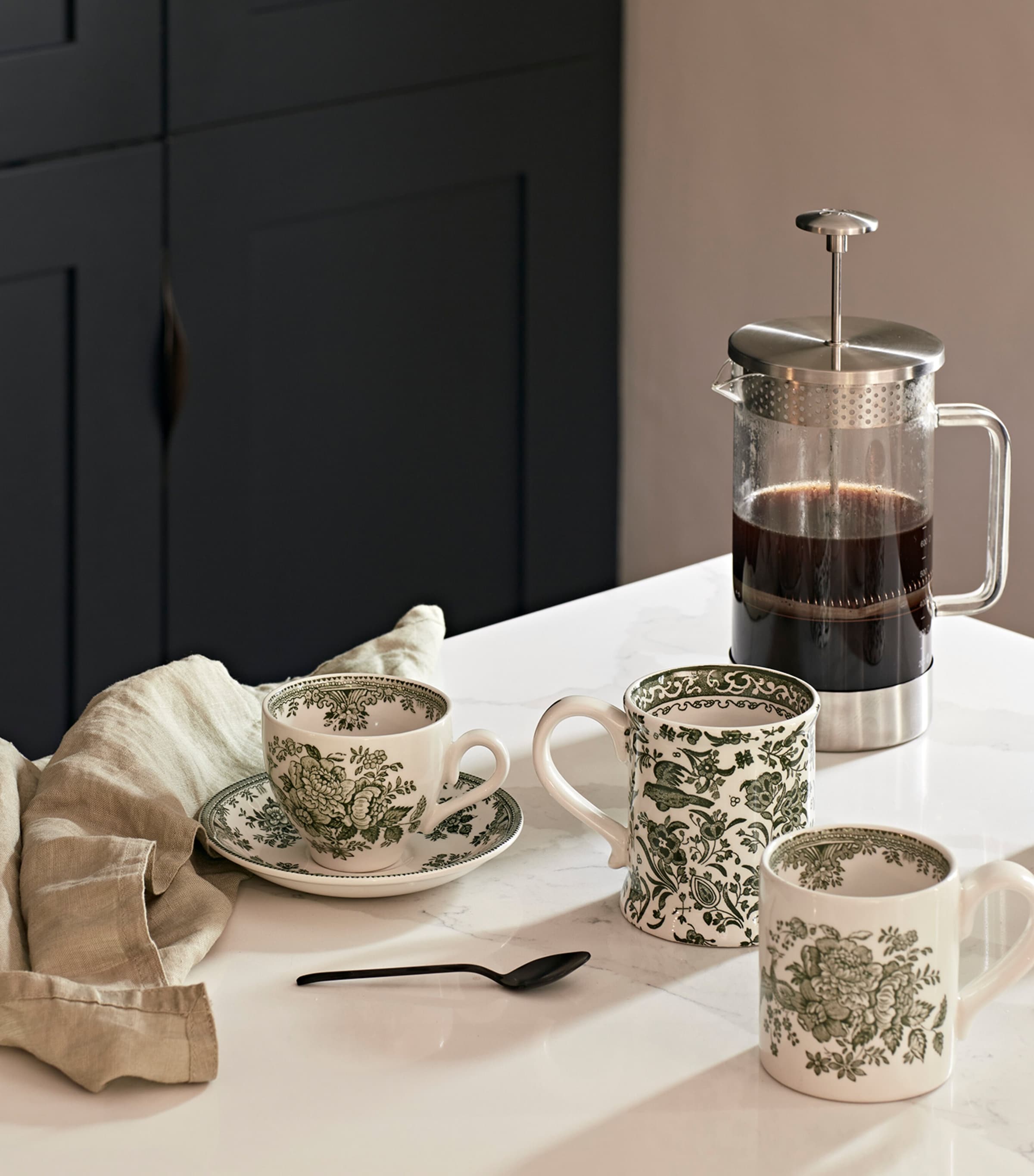 Burleigh Asiatic Pheasants teacup and saucer - British product