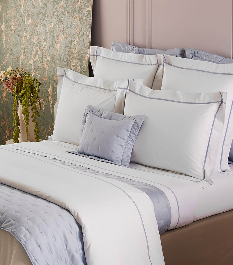 Yves Delorme Athena Square Oxford pillowcase 65cm x 65cm (British brand)