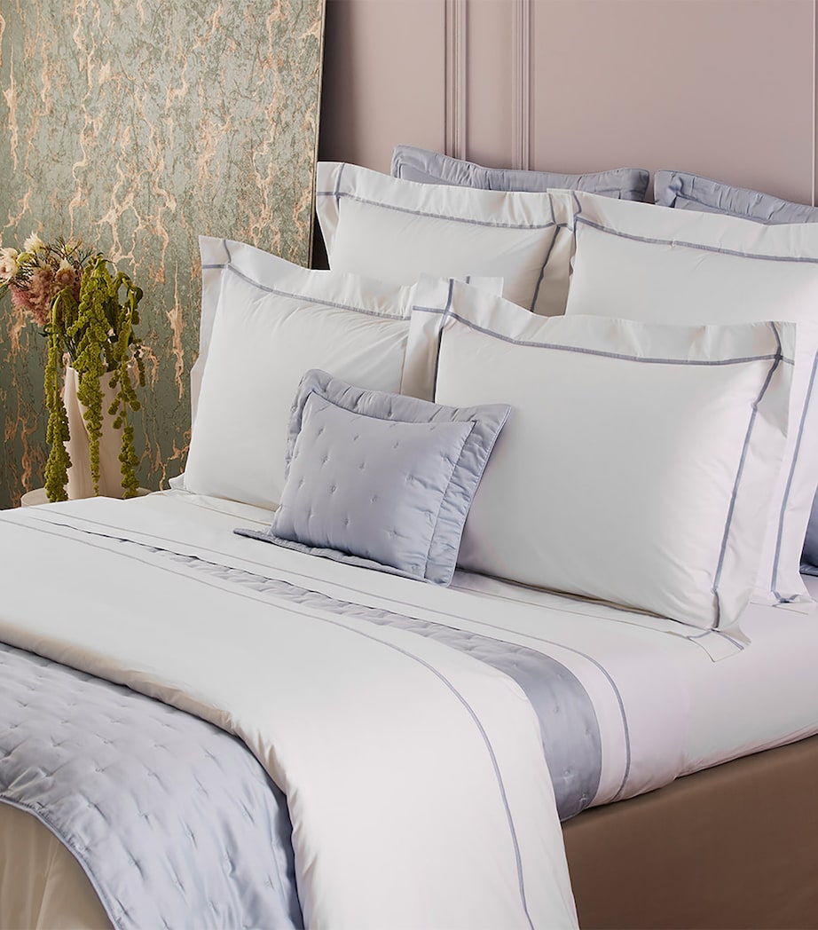 Yves Delorme Athena Square Oxford pillowcase 65cm x 65cm (British brand)