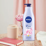 NIVEA Rose & Argan Oil Body Lotion Normal to Dry Skin 400ml GOODS Superdrug   