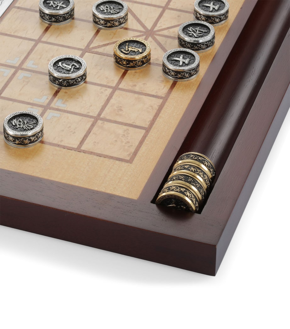 Royal Selangor Chinese chess set pewter pieces board - British product