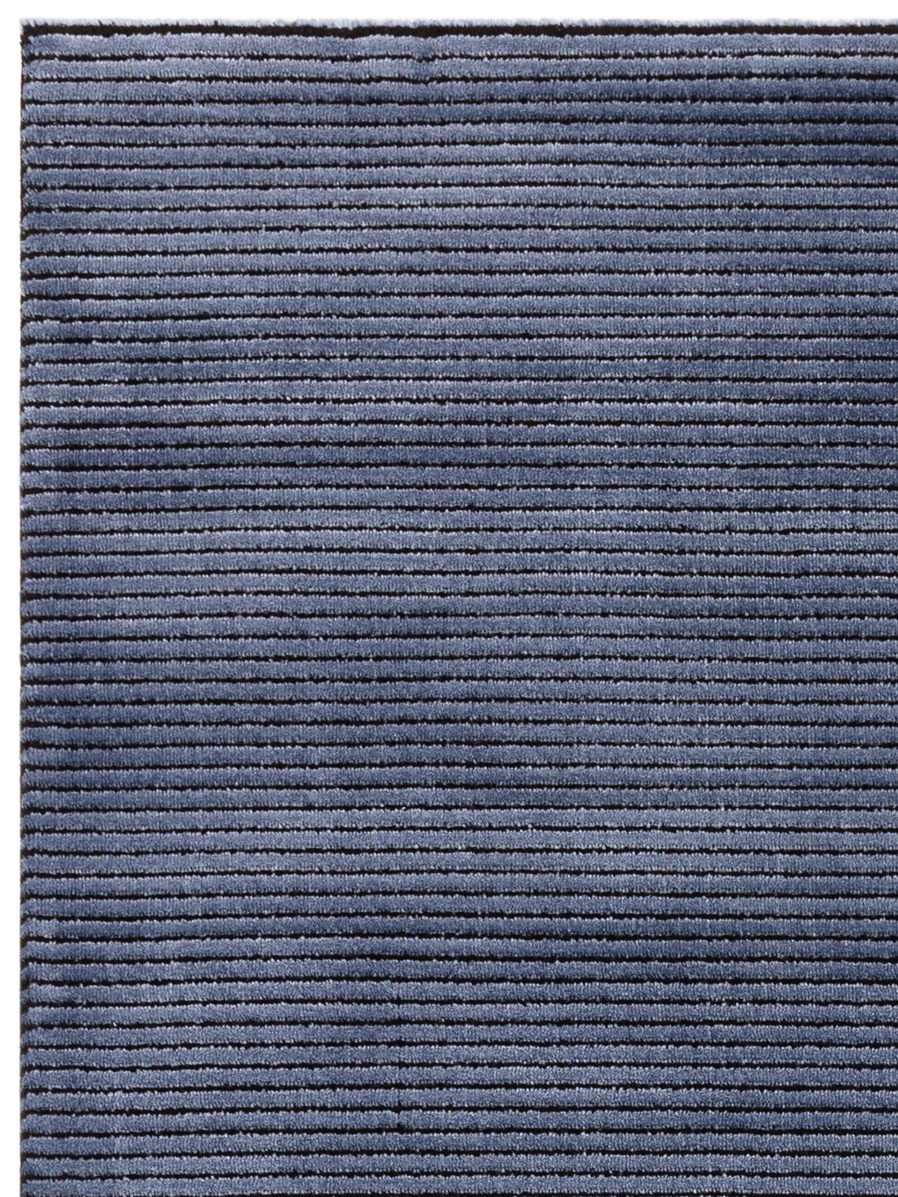 Asiatic Rugs Blue Kuza Stripe Rug, imported from the UK
