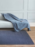 Asiatic Rugs Blue Kuza Stripe Rug, imported from the UK