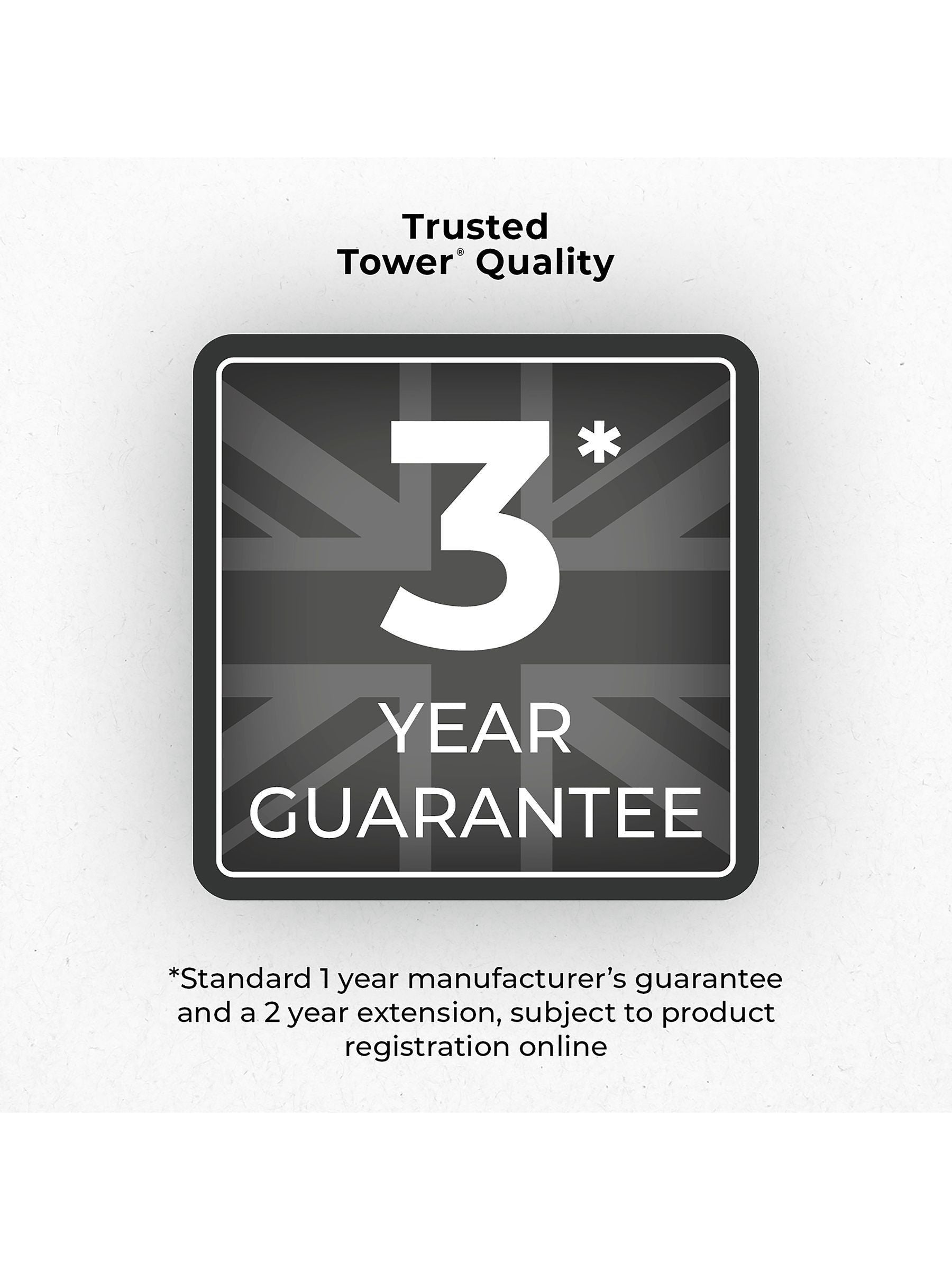 Tower White Solitaire 2 slice toaster (British brand)