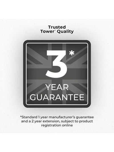 محمصة تاور سوليتير بيضاء بشريحتين