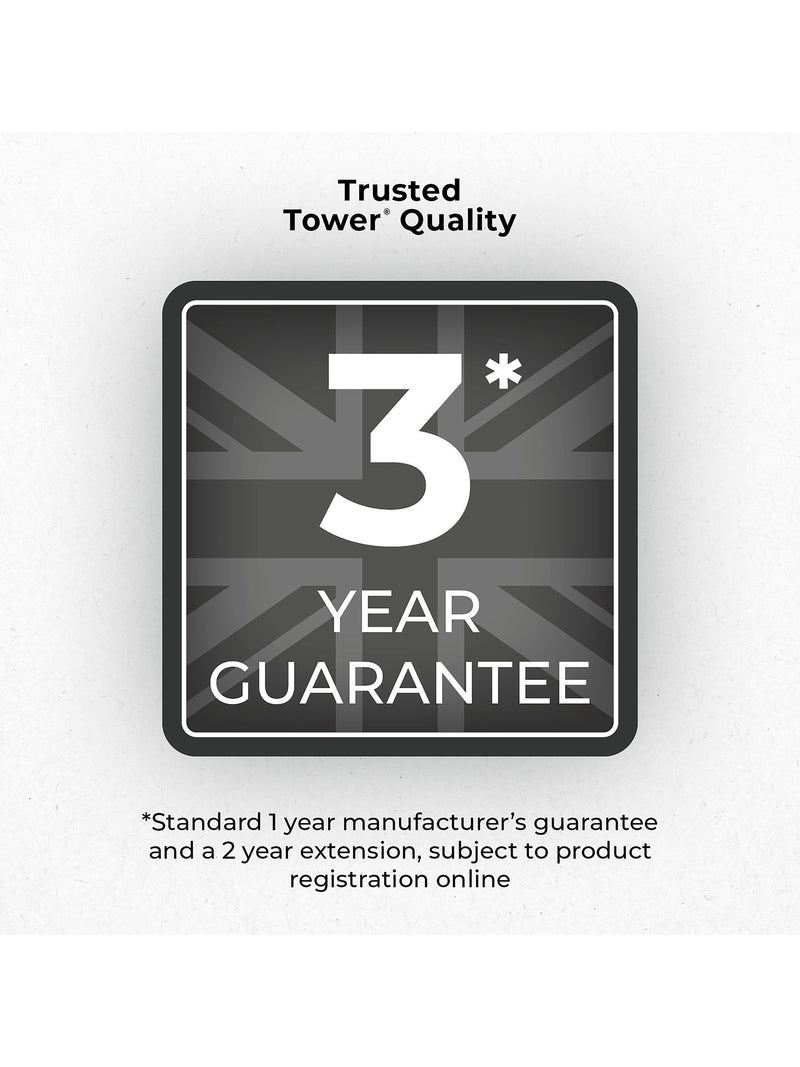 Tower White Solitaire 2 slice toaster (British brand)