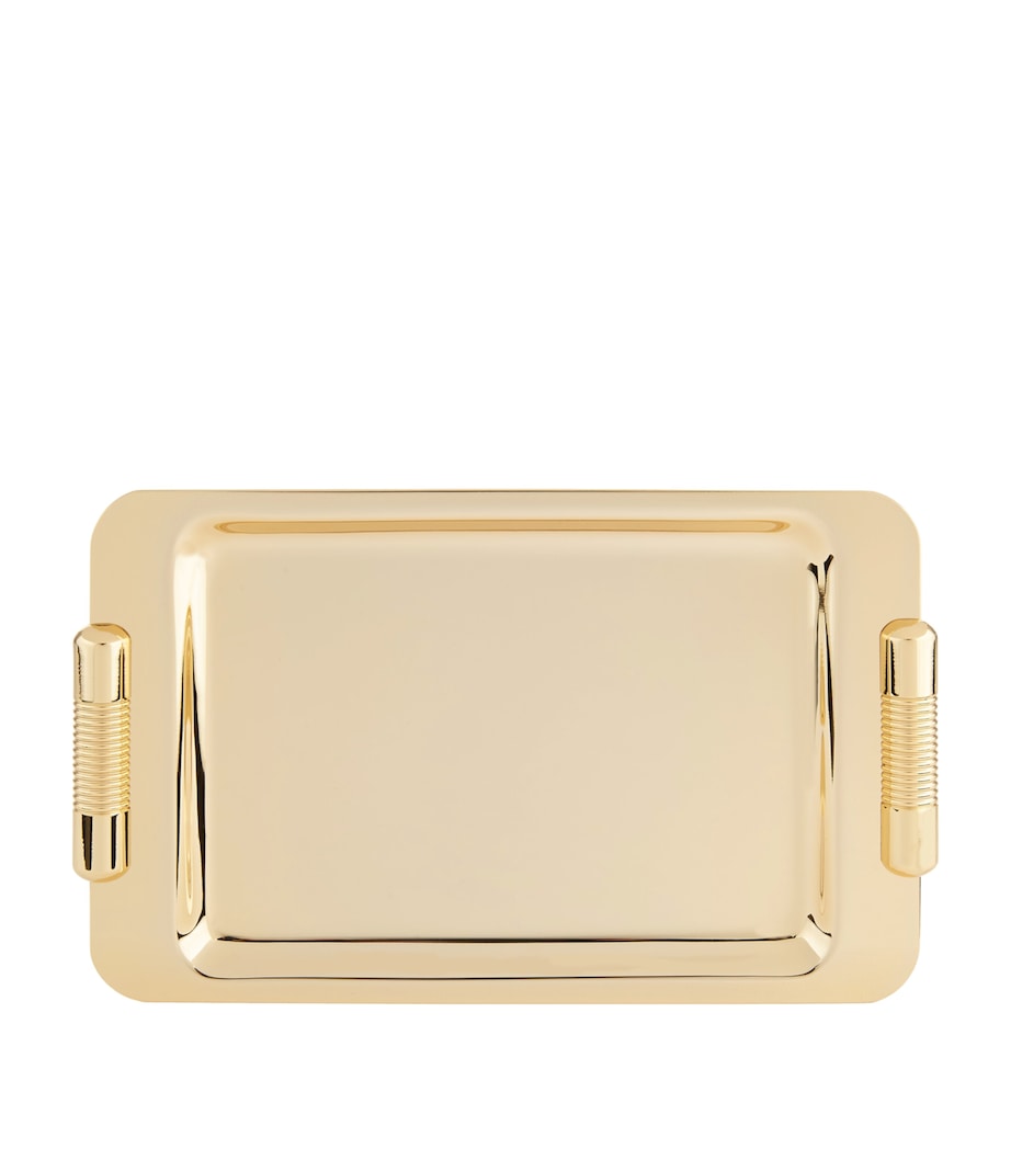 Zodiac Cylinder Gold-Plated Tray (British brand)