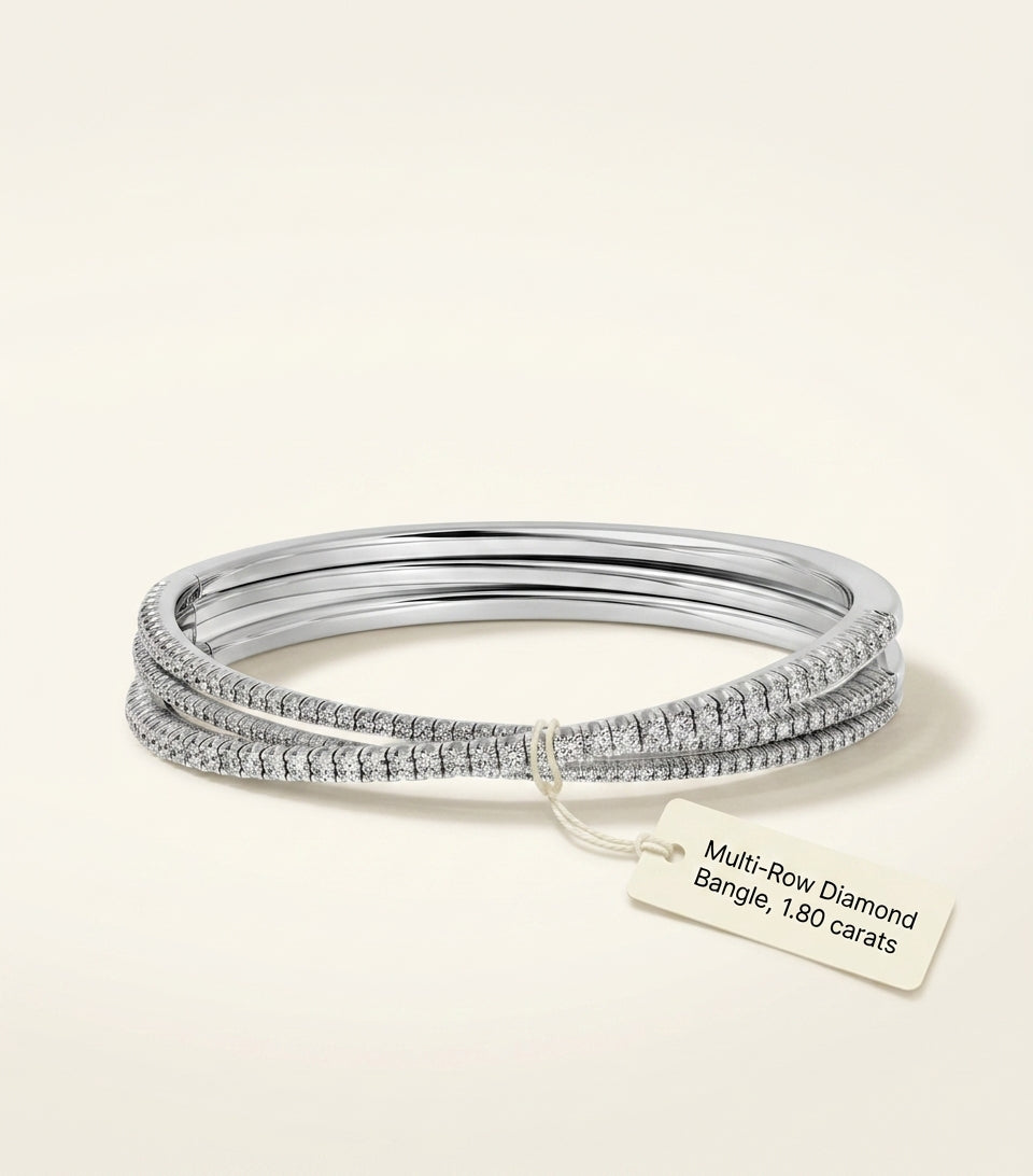 Cartier Étincelle de Cartier diamond bangle white gold (British brand)