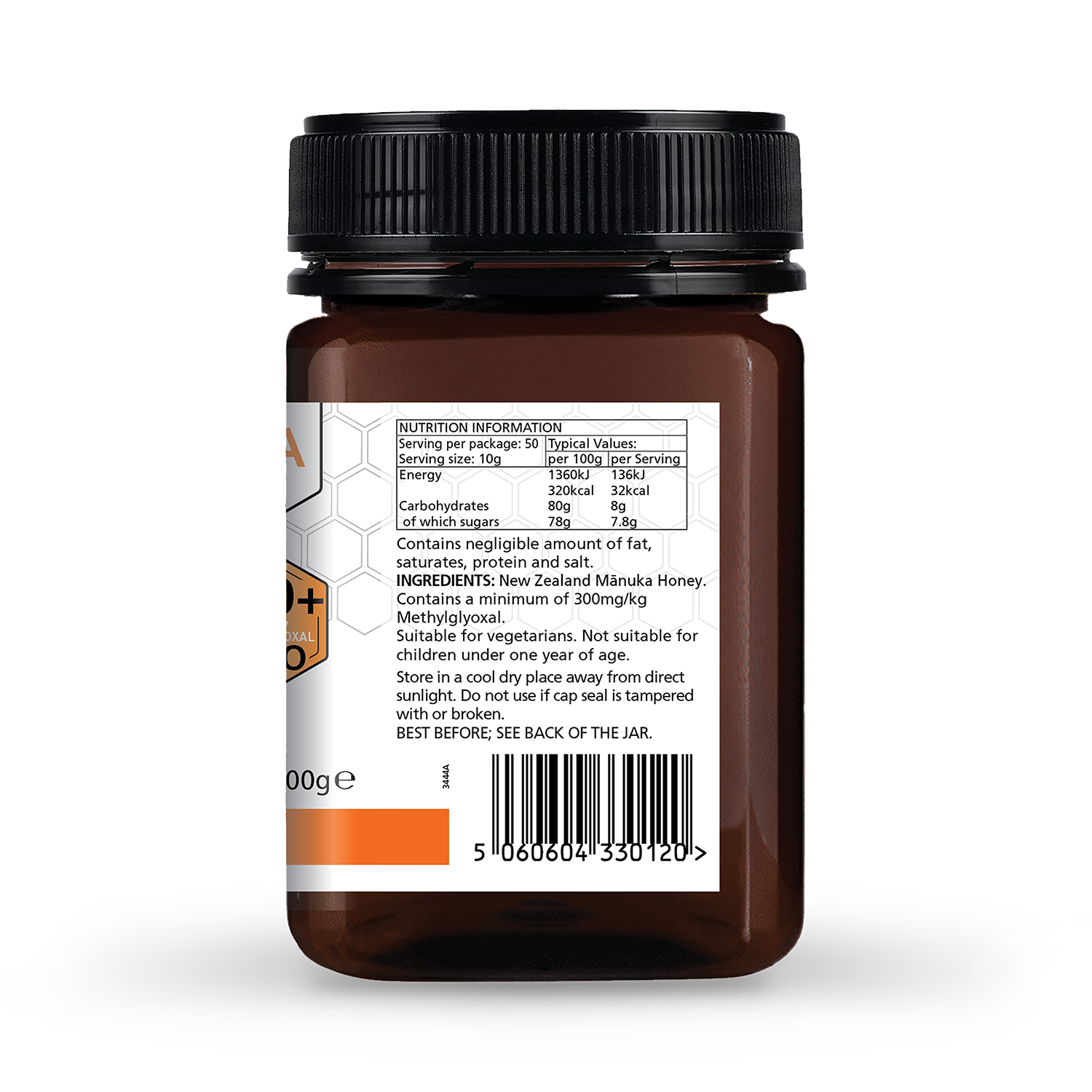 Manuka Lab Manuka Honey MGO 300 500g, imported from the UK