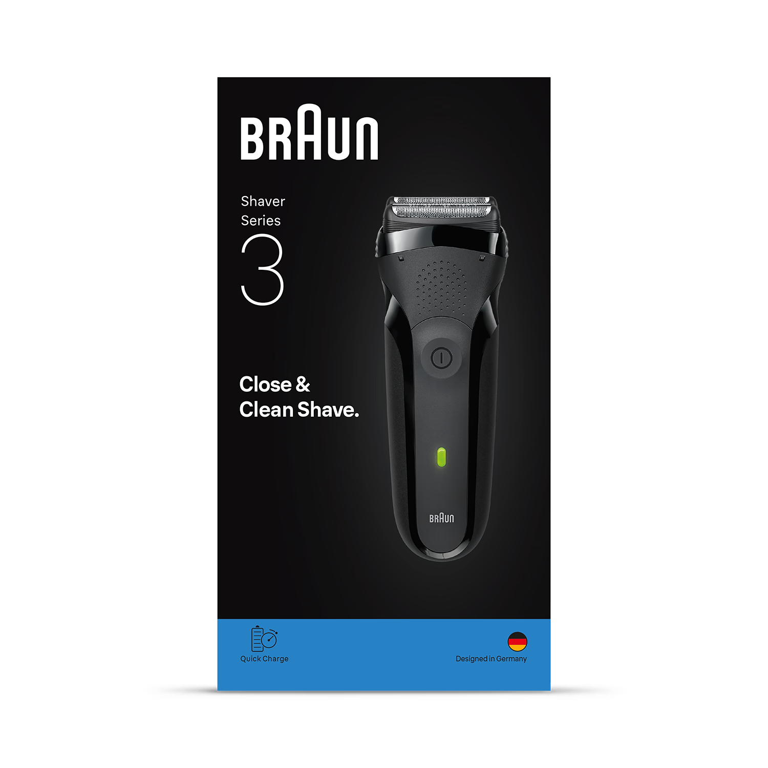 Braun Series 3 300S electric shaver, imported from the UK