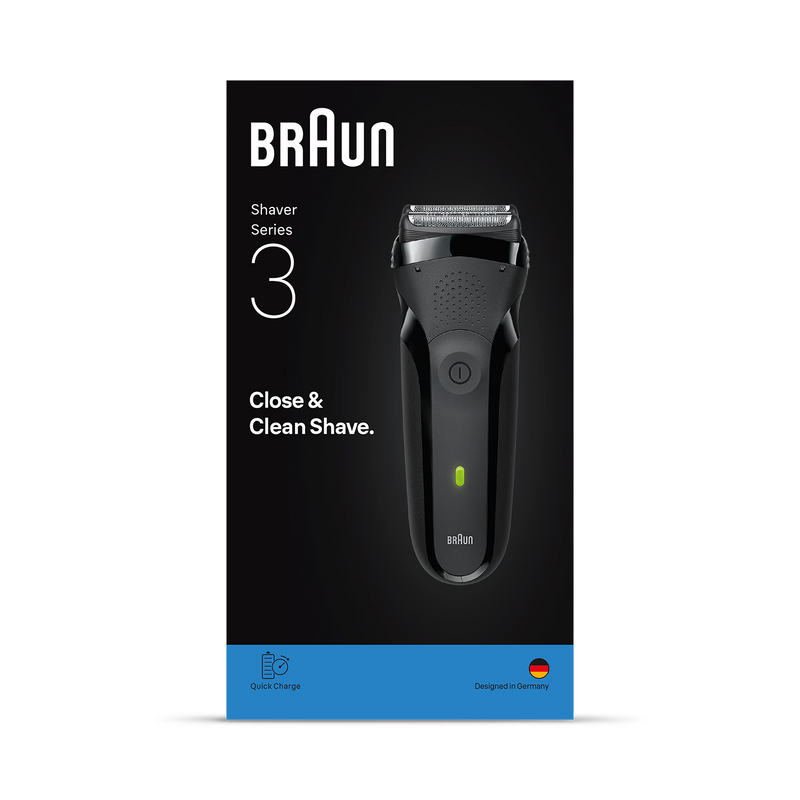 Braun Series 3 300S electric shaver, imported from the UK