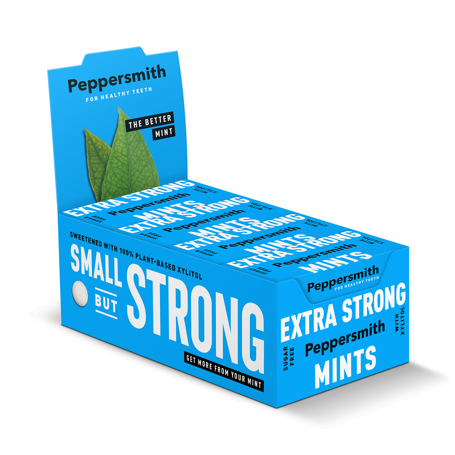 Peppersmith Extra Strong Mints 12 packs, UK version