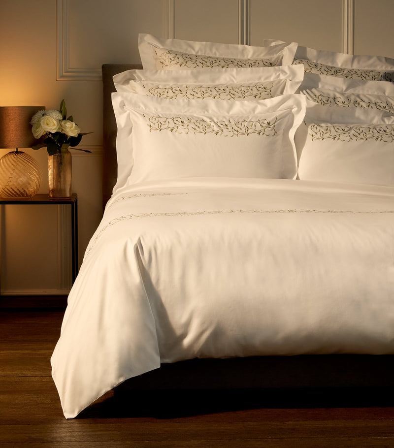 Harrods of London Tresco embroidered flat sheet 300cm x 270cm, UK version