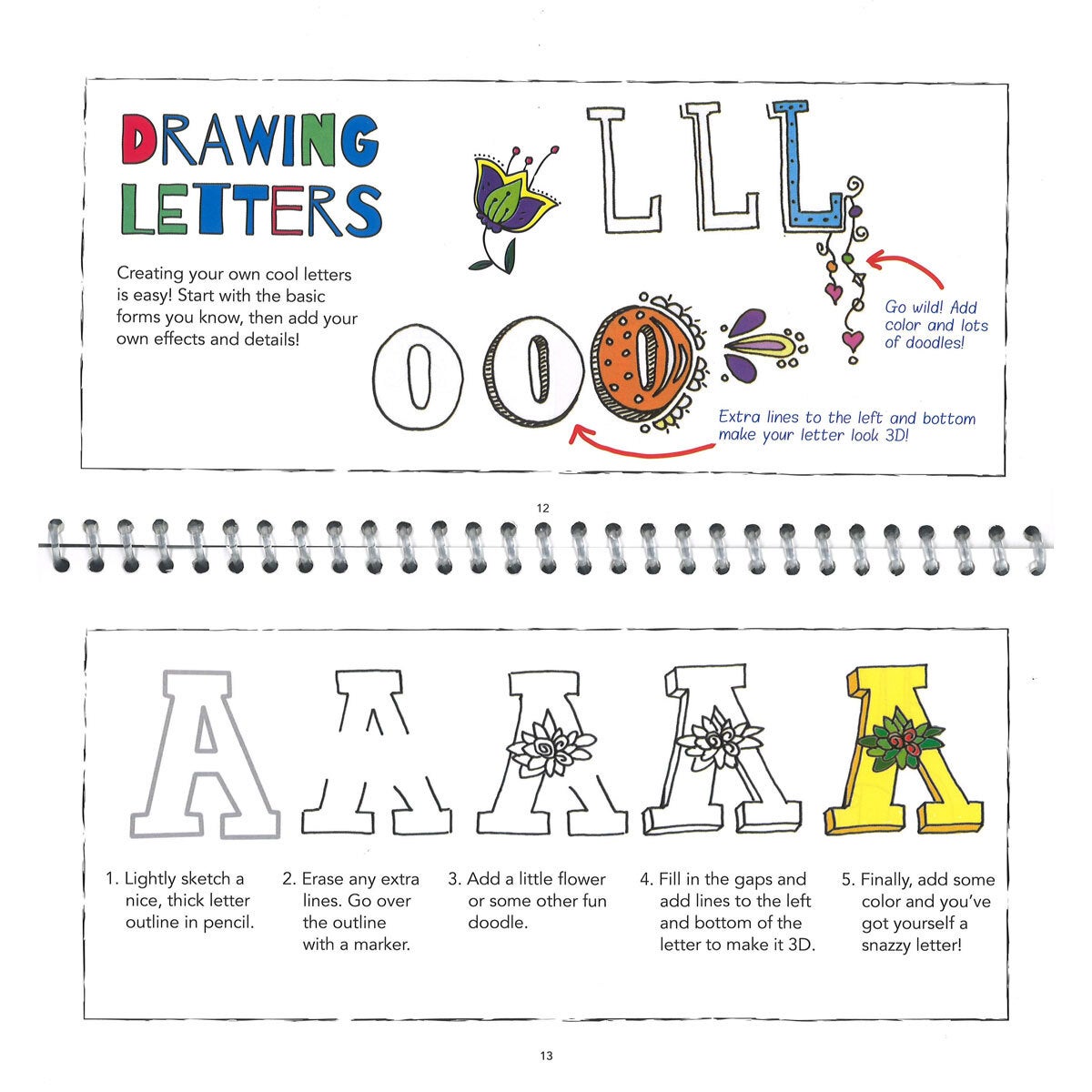 Petit Picasso art kit with spiral, manga, and lettering, UK version