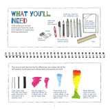 Petit Picasso art kit with spiral, manga, and lettering, UK version