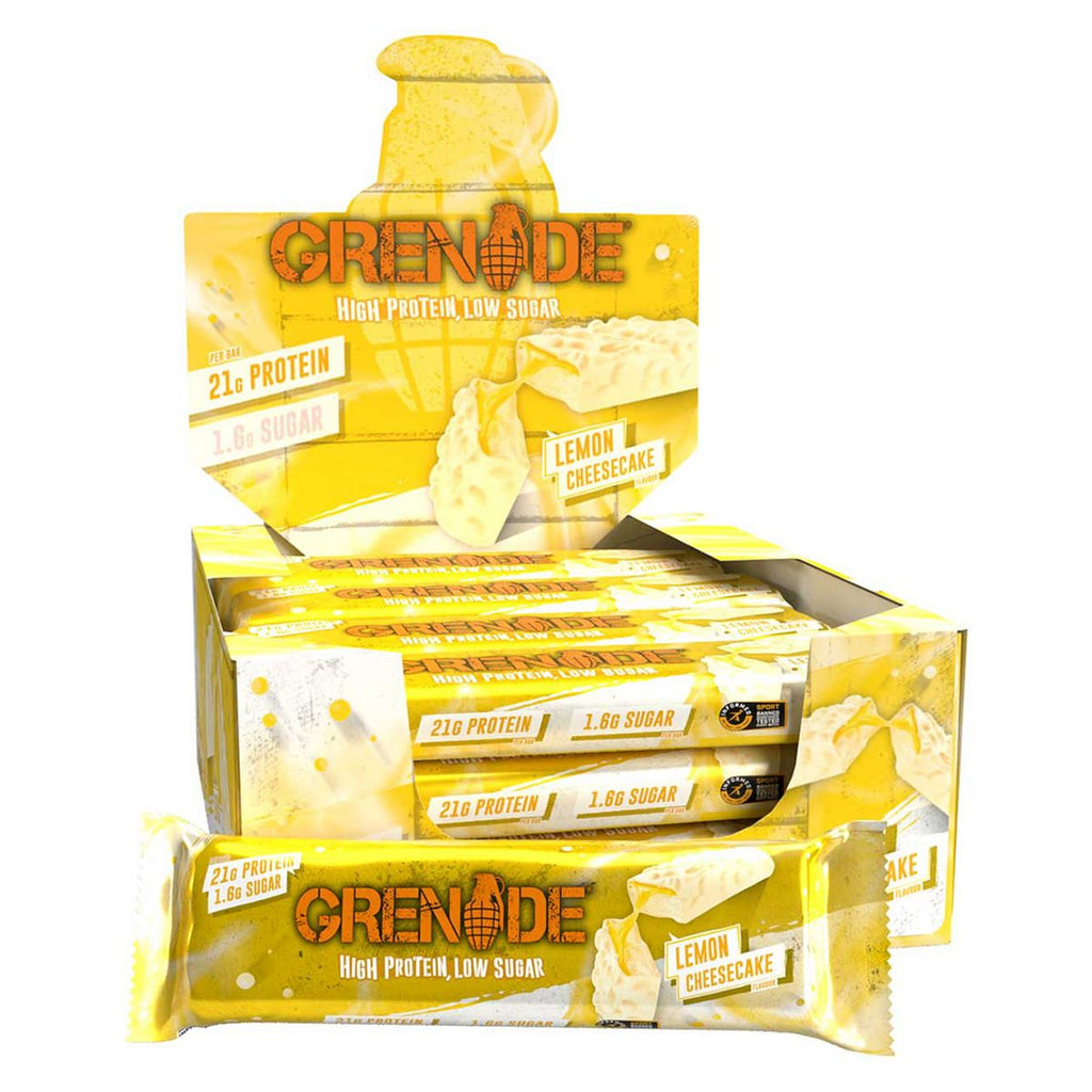 Grenade Lemon Cheesecake Protein Bar 60G x 12 Bars