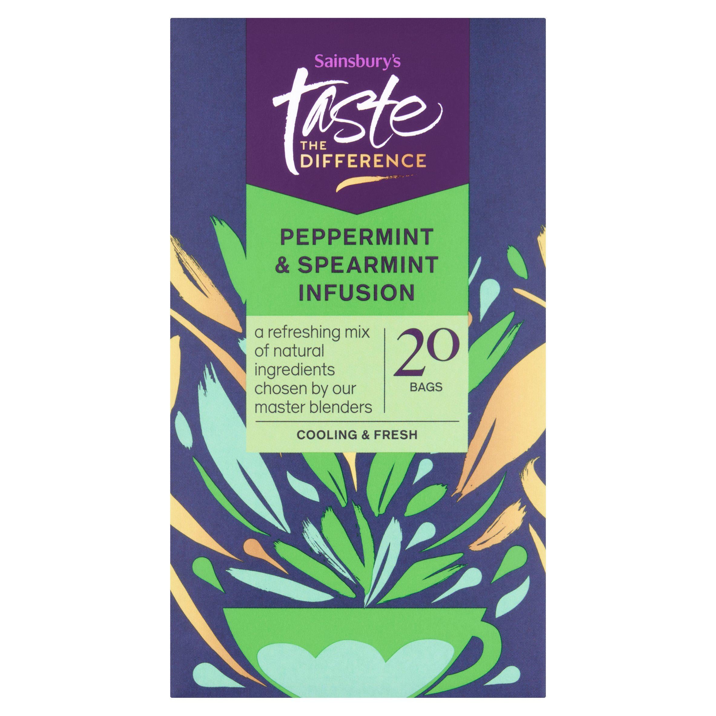 Sainsbury's Peppermint & Spearmint 20s, Taste the Difference GOODS Sainsburys   