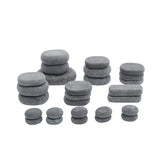 Livingandhome basalt massage stone set 27 pieces, imported from the UK