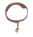 Barbour reflective tartan dog lead 1m (British brand)